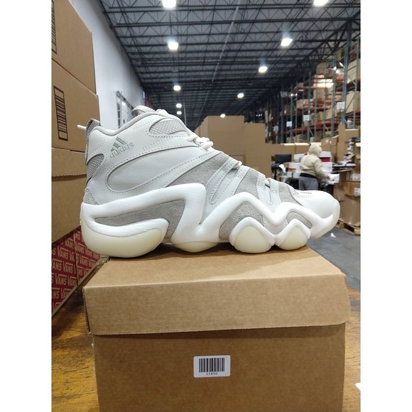 Adidas Crazy 8 Basketball Shoes Off White/Sesame/Off White 9